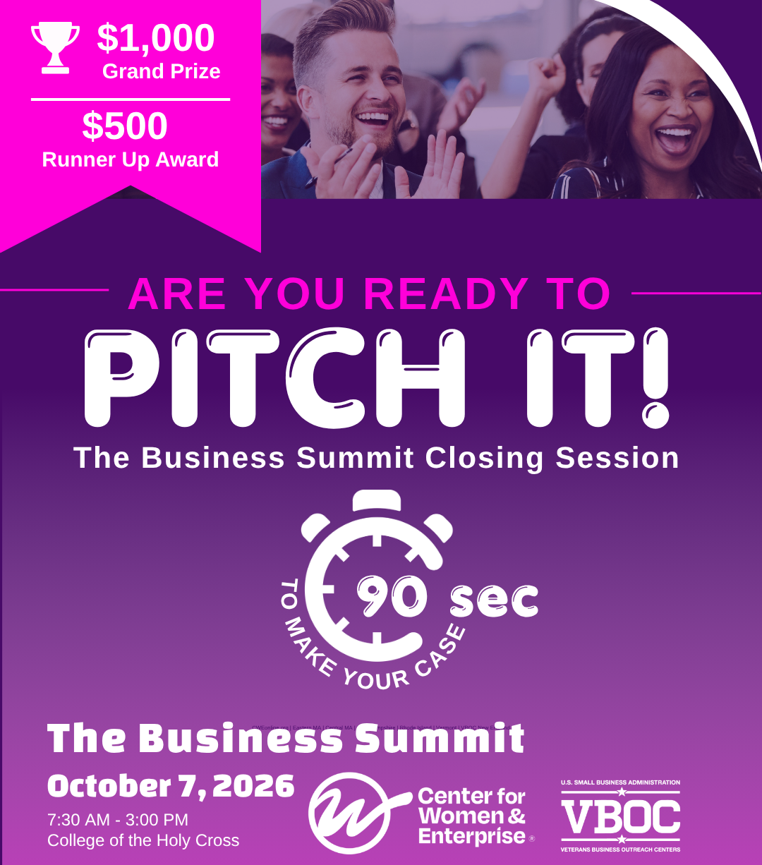 Are you ready to Pitch It! 90 sec clock and man and women