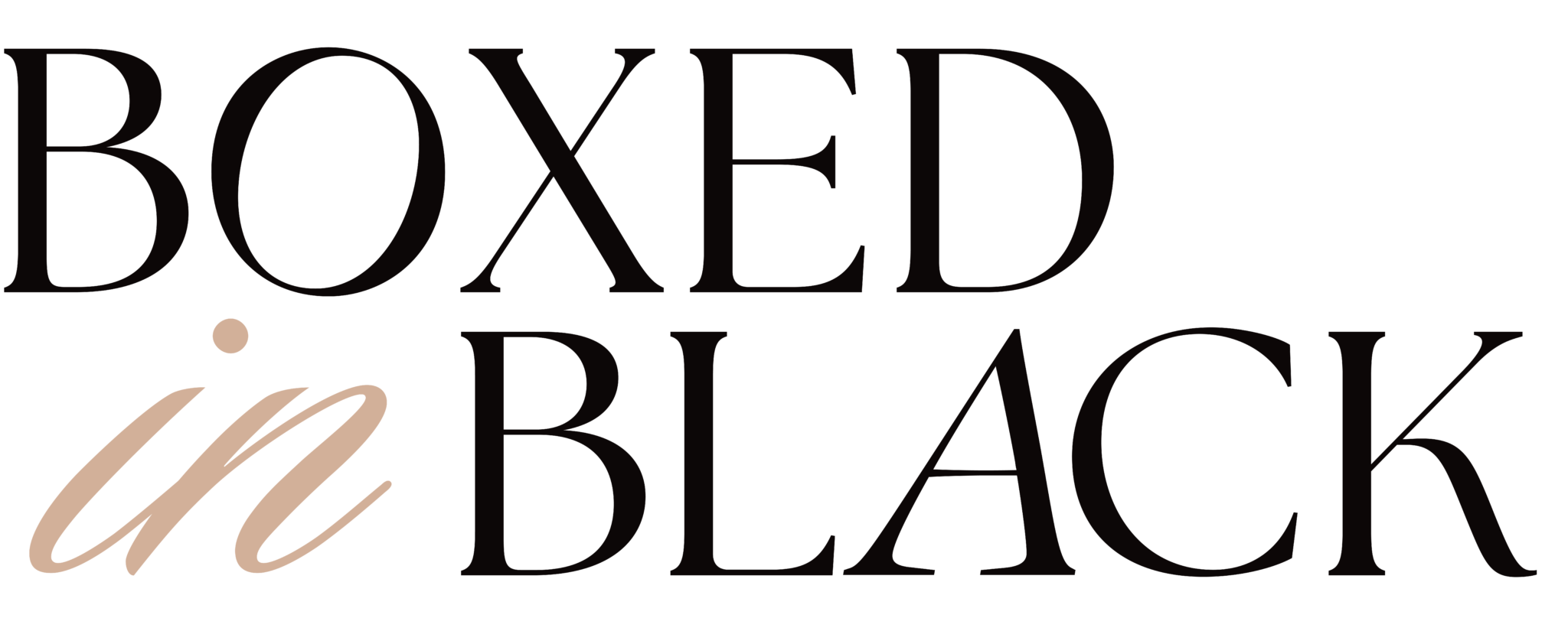 BOXED in BLACK logo