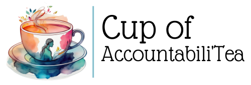 Cup of Accountabili'Tea logo